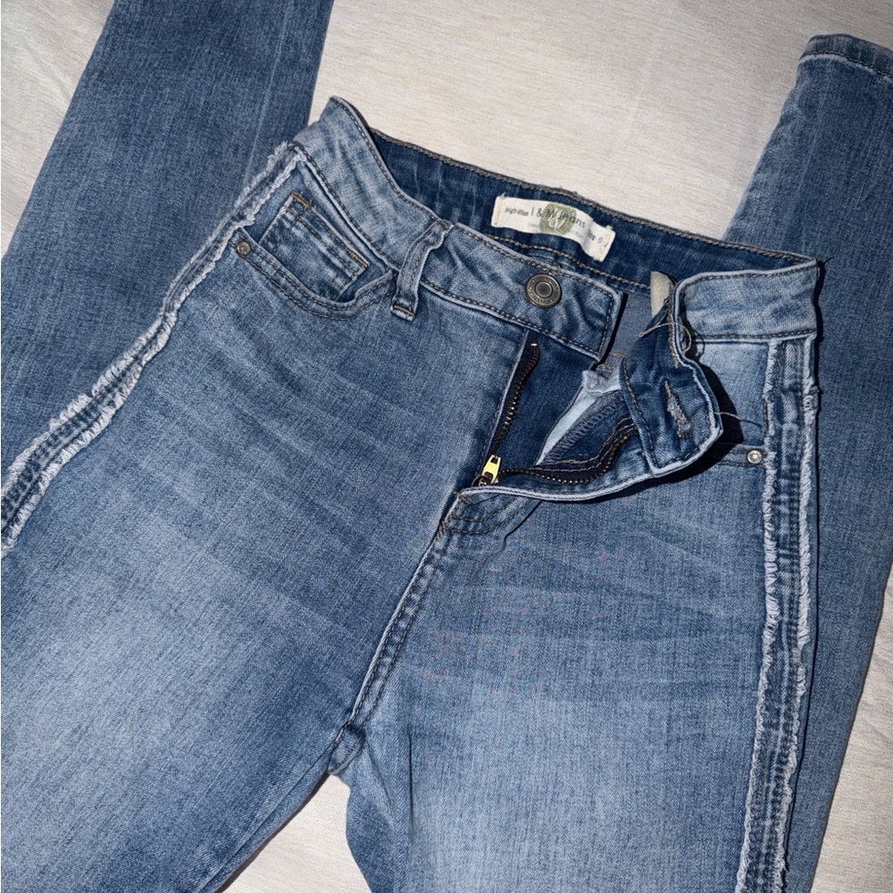 Trendy Women's Blue Skinny Jeans